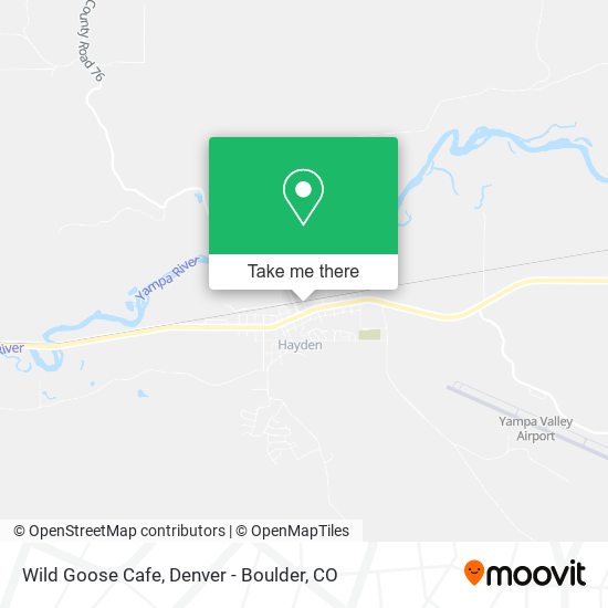 Mapa de Wild Goose Cafe
