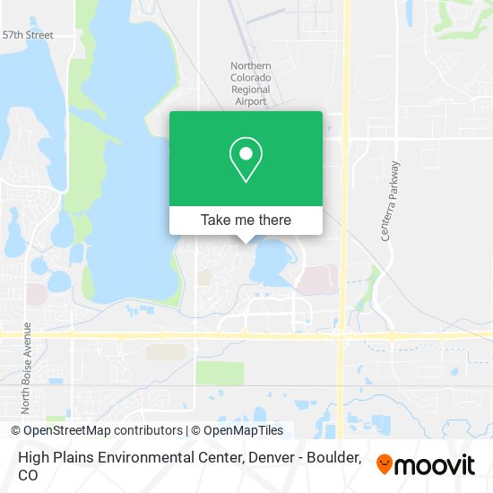 High Plains Environmental Center map