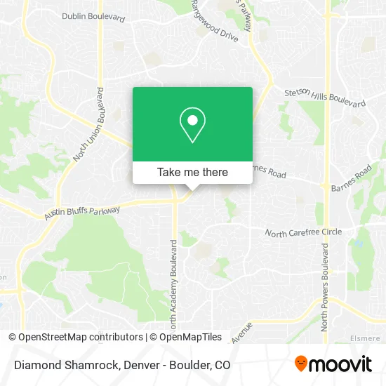 Diamond Shamrock map