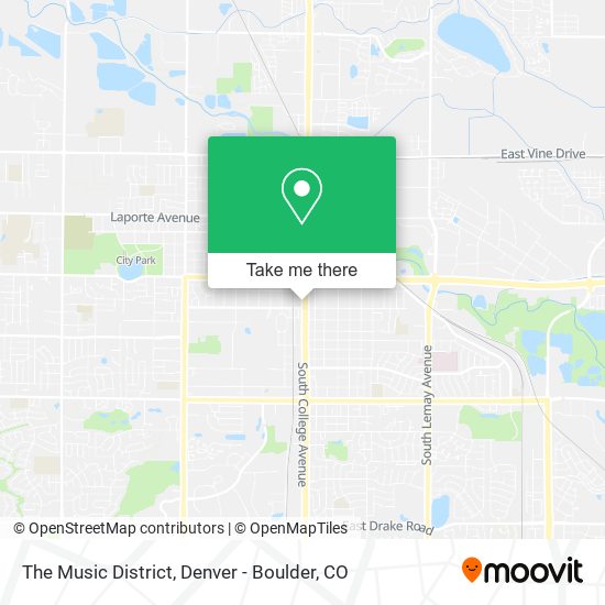 Mapa de The Music District