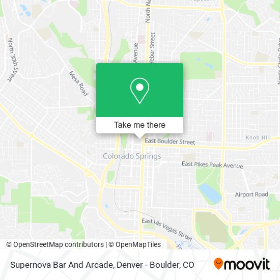 Supernova Bar And Arcade map