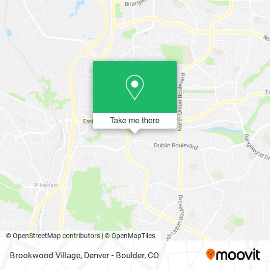 Brookwood Village map