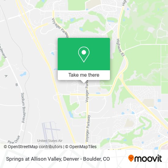 Springs at Allison Valley map