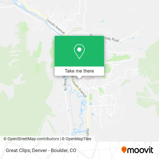 Great Clips map