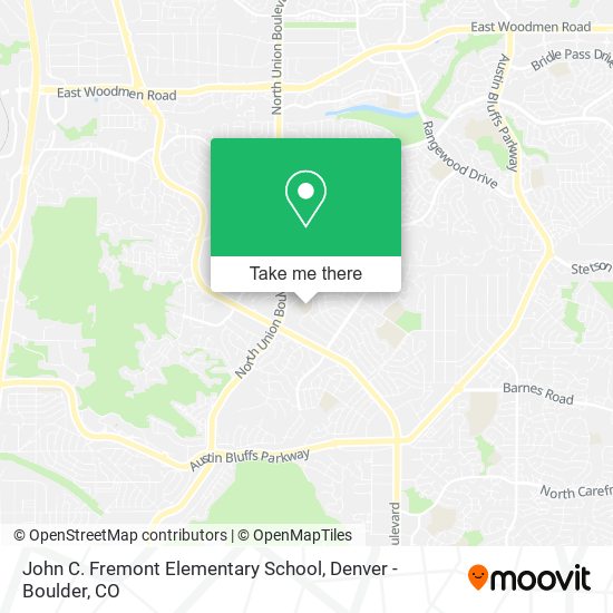 Mapa de John C. Fremont Elementary School
