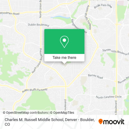 Charles M. Russell Middle School map
