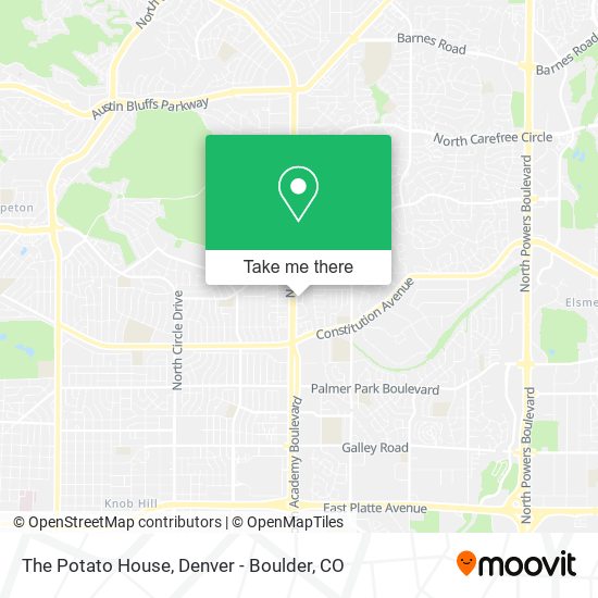 Mapa de The Potato House