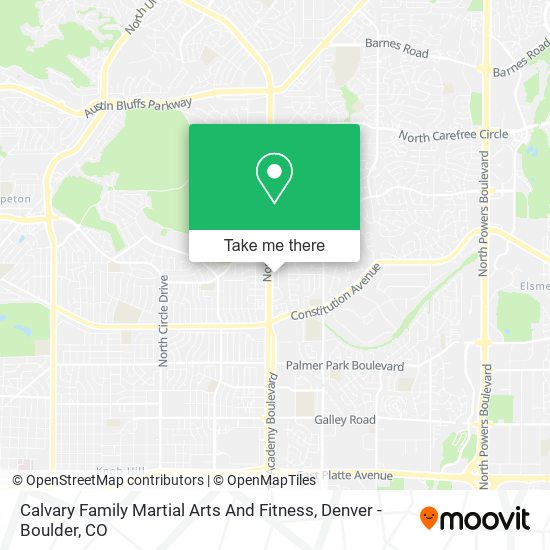 Calvary Family Martial Arts And Fitness map
