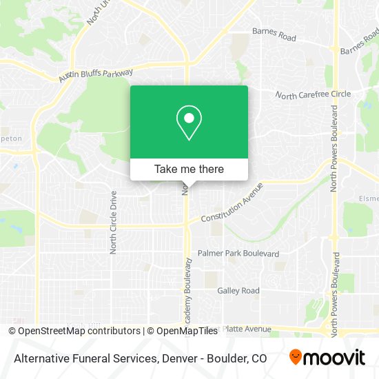 Mapa de Alternative Funeral Services