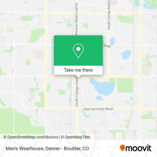 Men's Wearhouse map