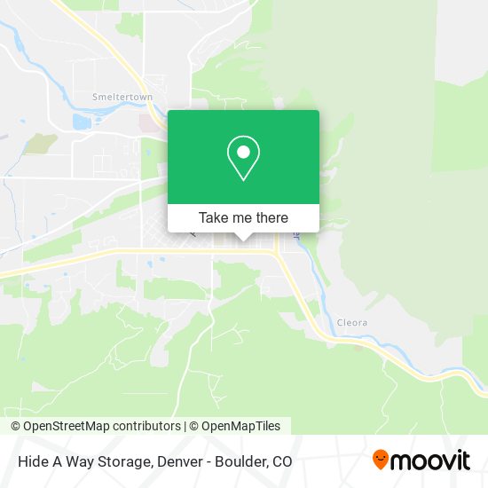 Hide A Way Storage map