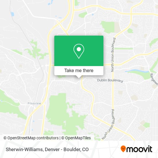 Sherwin-Williams map