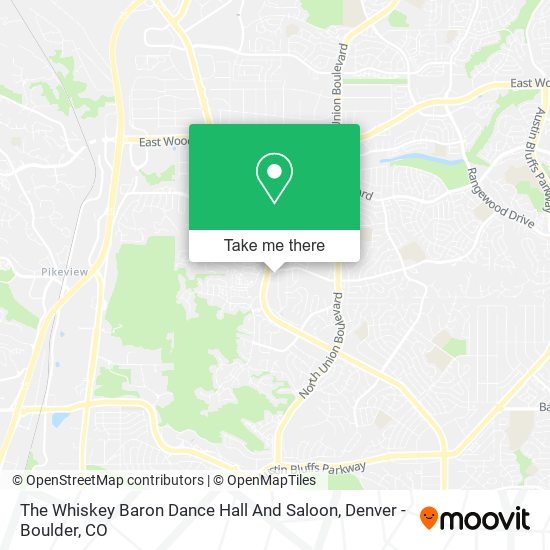 Mapa de The Whiskey Baron Dance Hall And Saloon