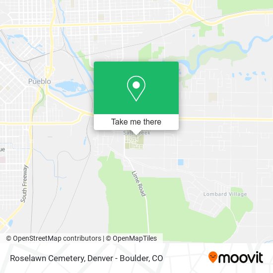 Roselawn Cemetery map