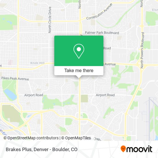 Mapa de Brakes Plus
