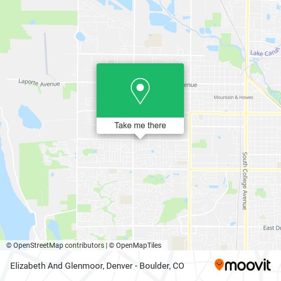 Mapa de Elizabeth And Glenmoor