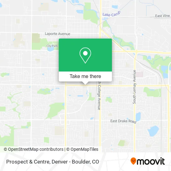 Prospect & Centre map