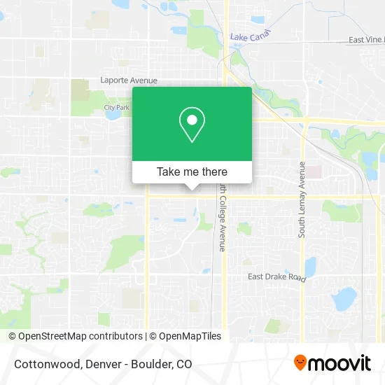 Cottonwood map