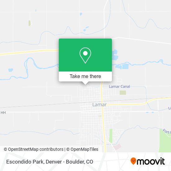 Escondido Park map