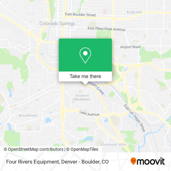 Four Rivers Equipment map