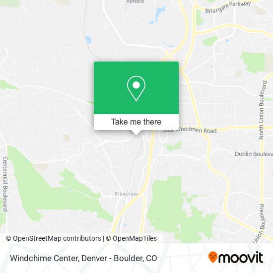 Mapa de Windchime Center
