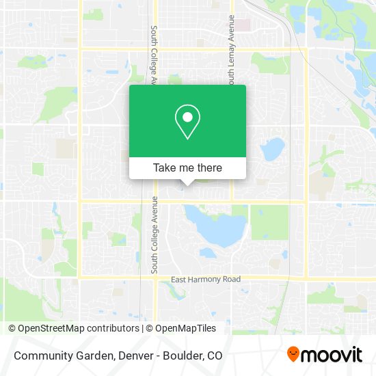 Community Garden map