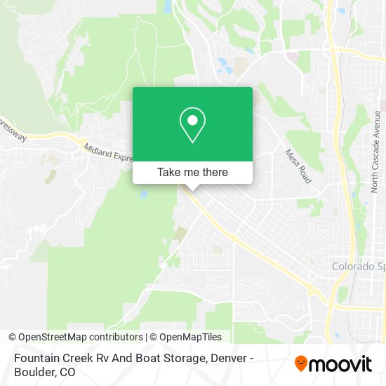 Fountain Creek Rv And Boat Storage map