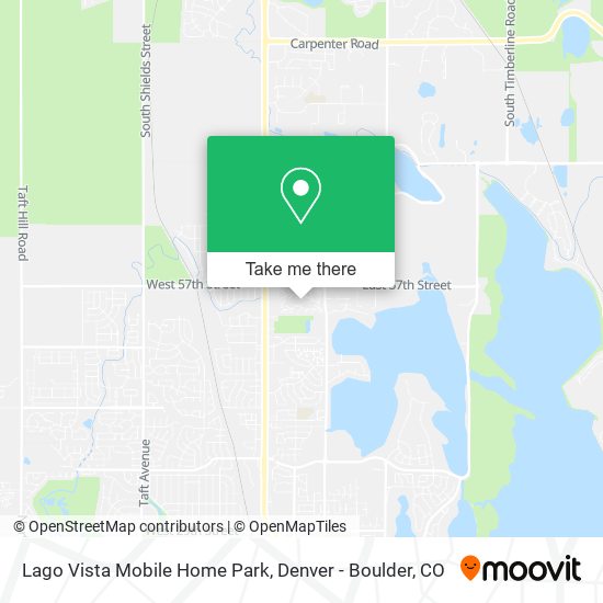 Mapa de Lago Vista Mobile Home Park