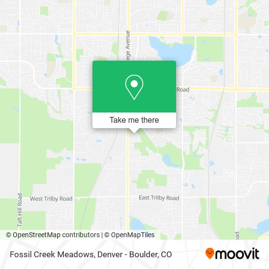 Mapa de Fossil Creek Meadows