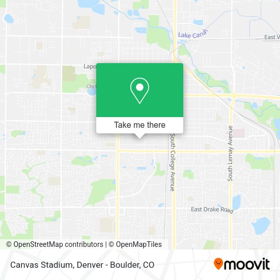 Canvas Stadium map