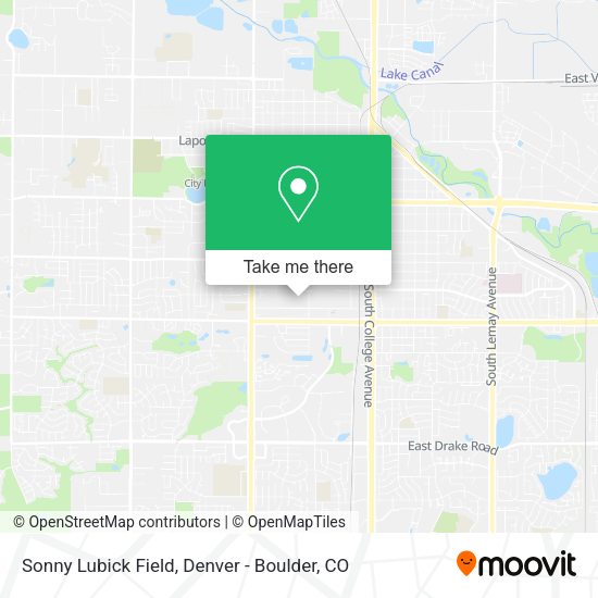 Mapa de Sonny Lubick Field