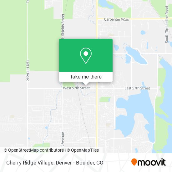 Mapa de Cherry Ridge Village