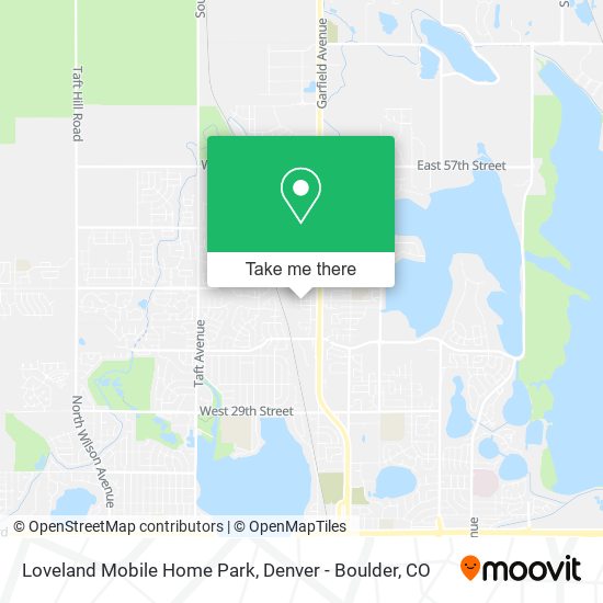 Mapa de Loveland Mobile Home Park