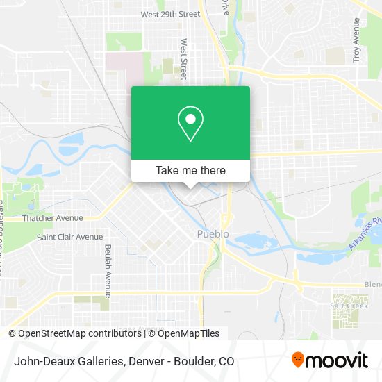 John-Deaux Galleries map