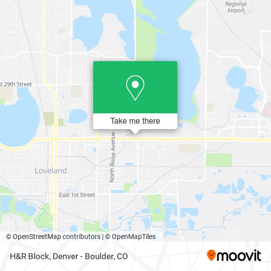 H&R Block map