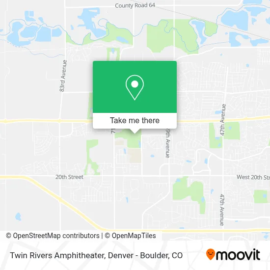 Twin Rivers Amphitheater map