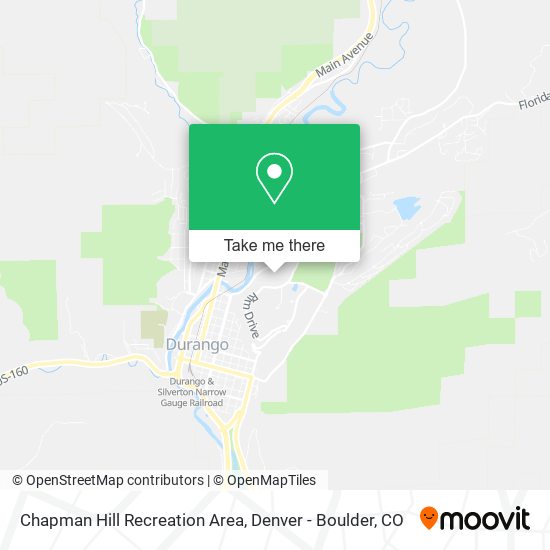 Chapman Hill Recreation Area map