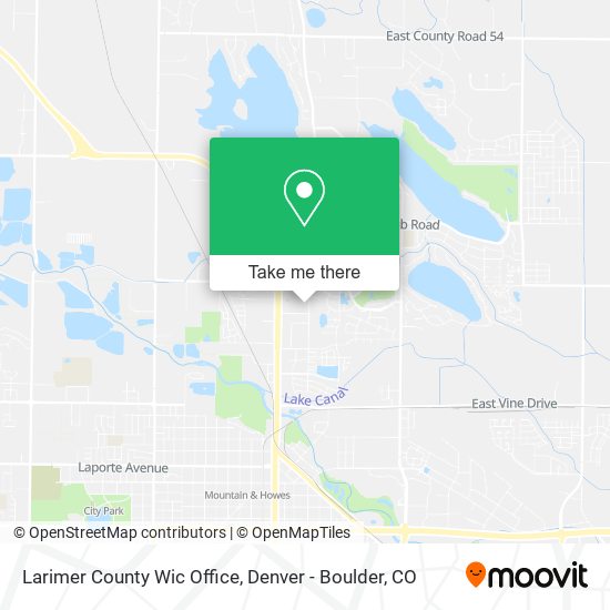 Larimer County Wic Office map