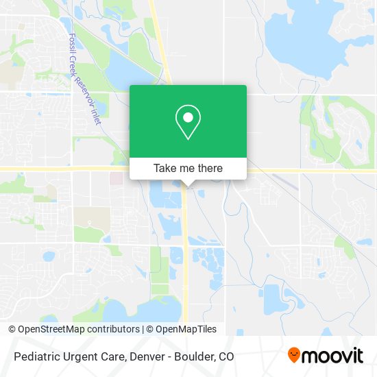 Mapa de Pediatric Urgent Care