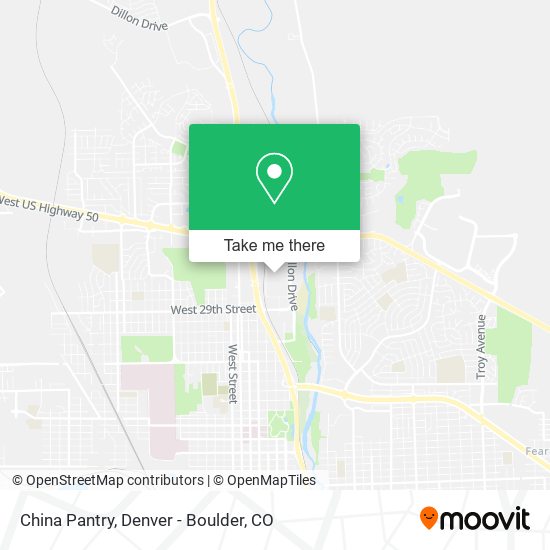 China Pantry map
