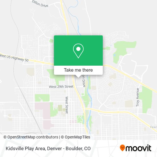 Kidsville Play Area map