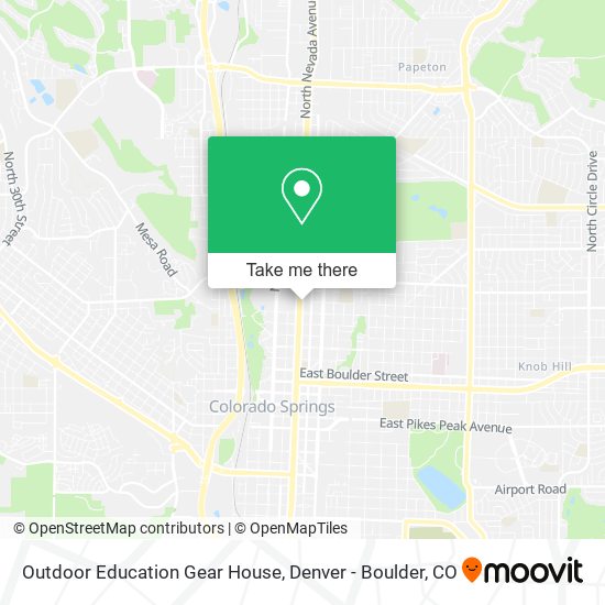 Outdoor Education Gear House map