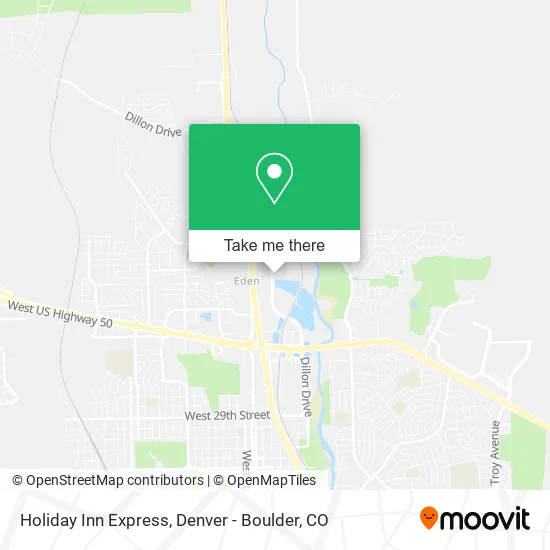 Holiday Inn Express map