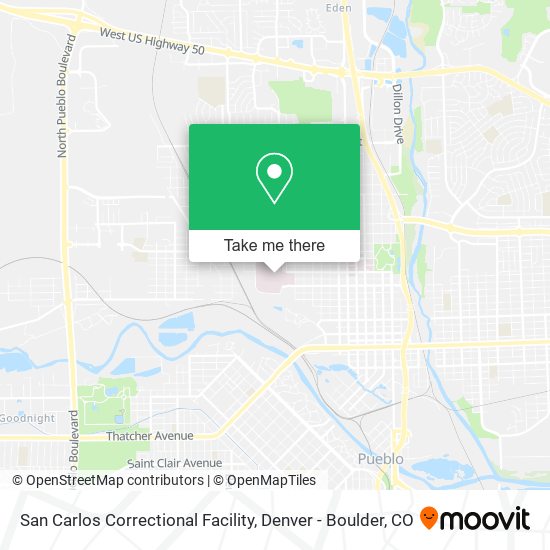 San Carlos Correctional Facility map