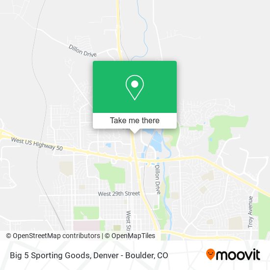 Big 5 Sporting Goods map
