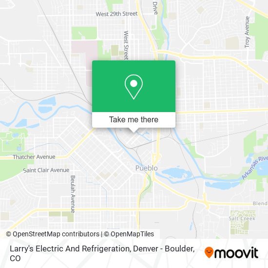 Mapa de Larry's Electric And Refrigeration