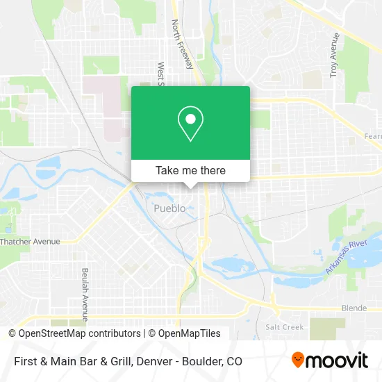 First & Main Bar & Grill map