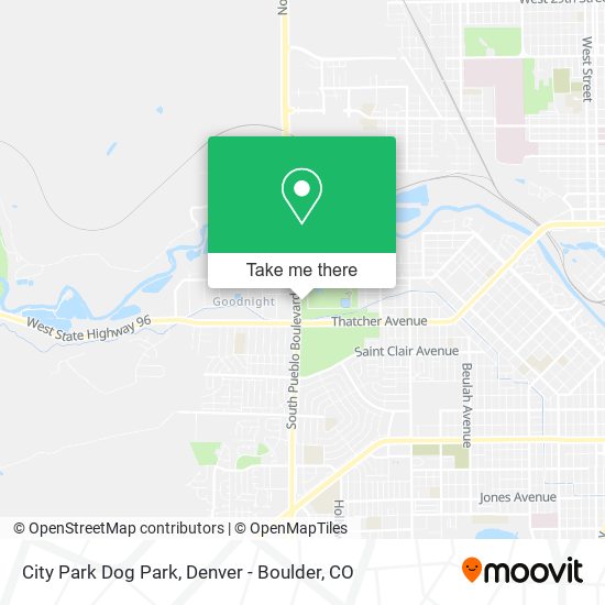 Mapa de City Park Dog Park