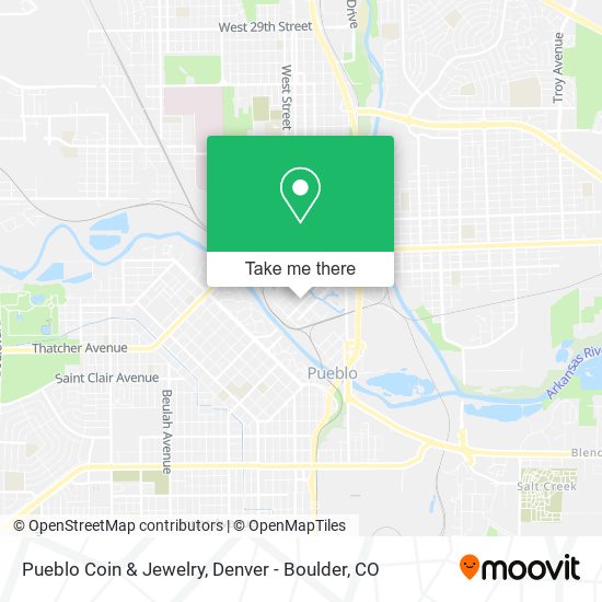 Pueblo Coin & Jewelry map