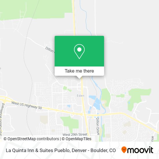 La Quinta Inn & Suites Pueblo map